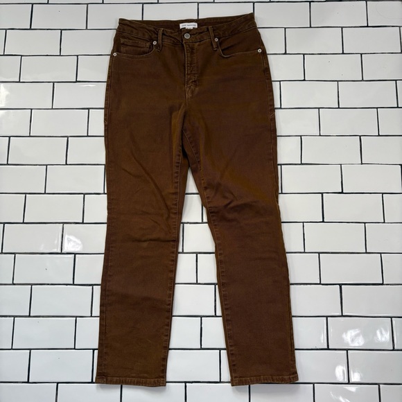 Good American Brown Jeans - Picture 3 of 8